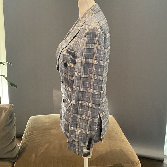 Men’s Mogu Plaid Suit Jacket and Vest Set Size 30 NWT - Picture 2 of 16